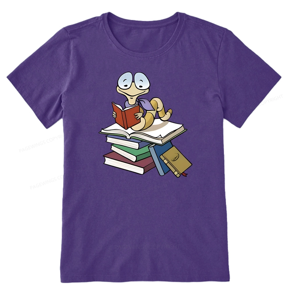 Pagewings Reading Snail and Book Unisex Classic T-shirt
