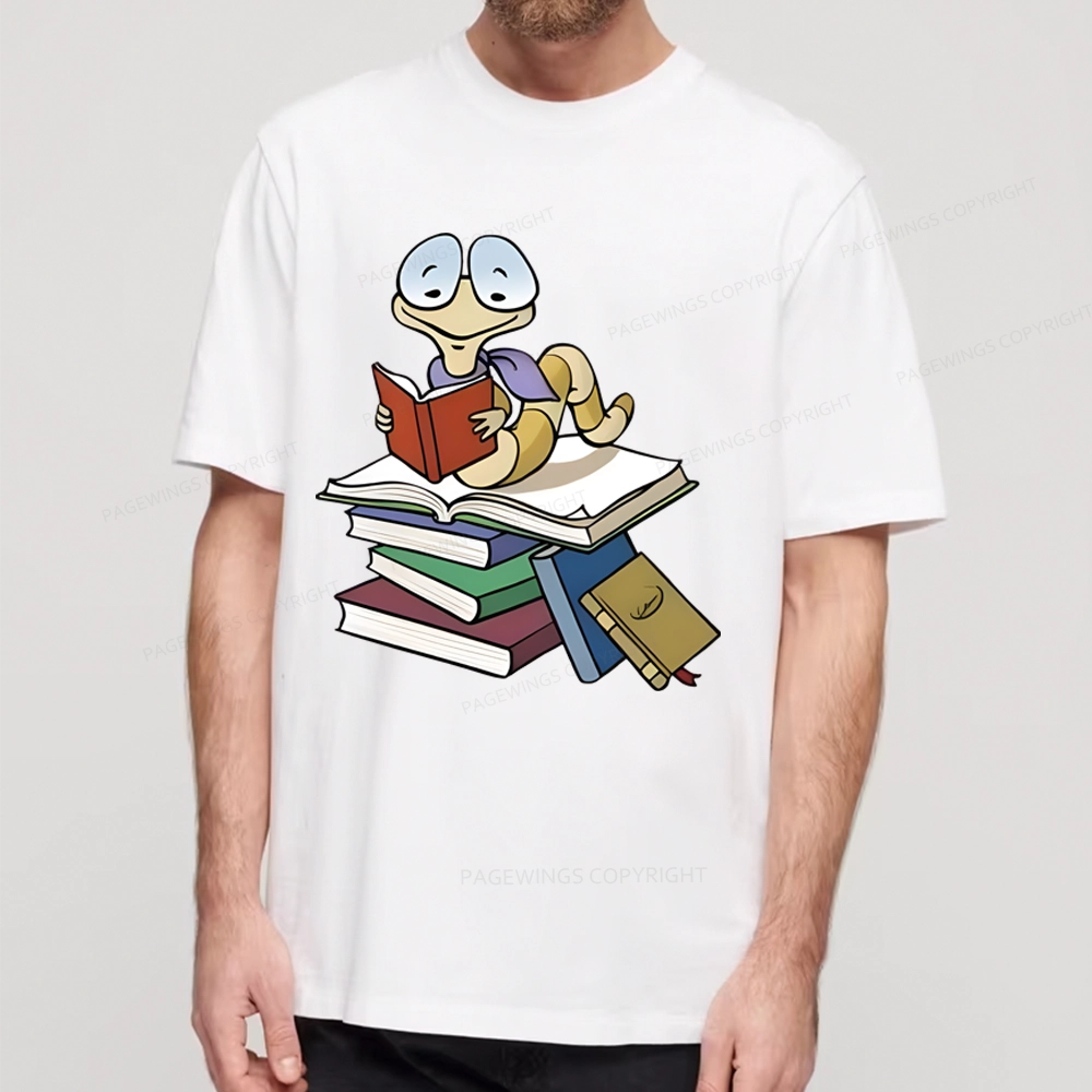 Pagewings Reading Snail and Book Unisex Classic T-shirt