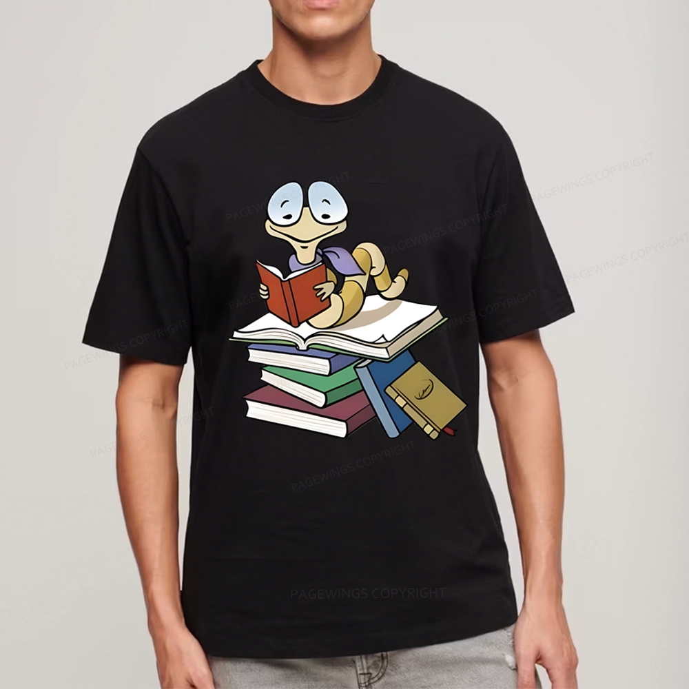 Pagewings Reading Snail and Book Unisex Classic T-shirt