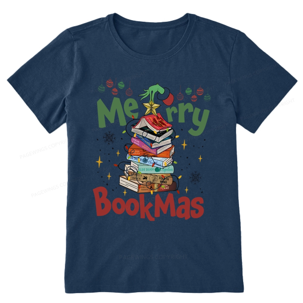 Pagewings Fourth Wing Merry Bookmas Unisex Classic T-shirt