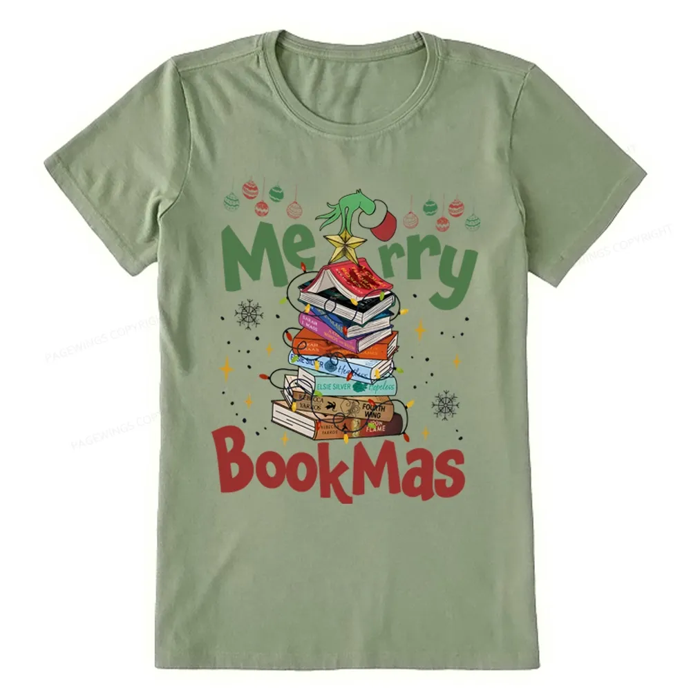 Pagewings Fourth Wing Merry Bookmas Unisex Classic T-shirt