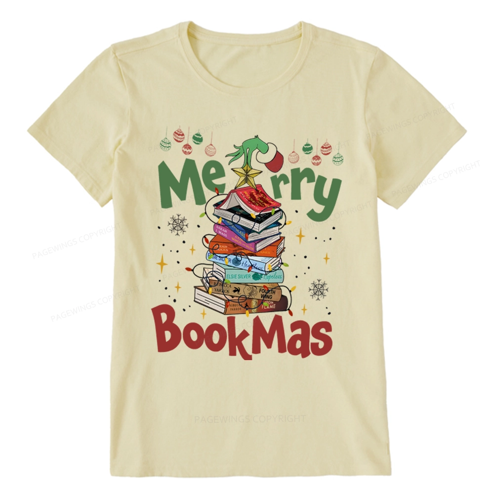 Pagewings Fourth Wing Merry Bookmas Unisex Classic T-shirt