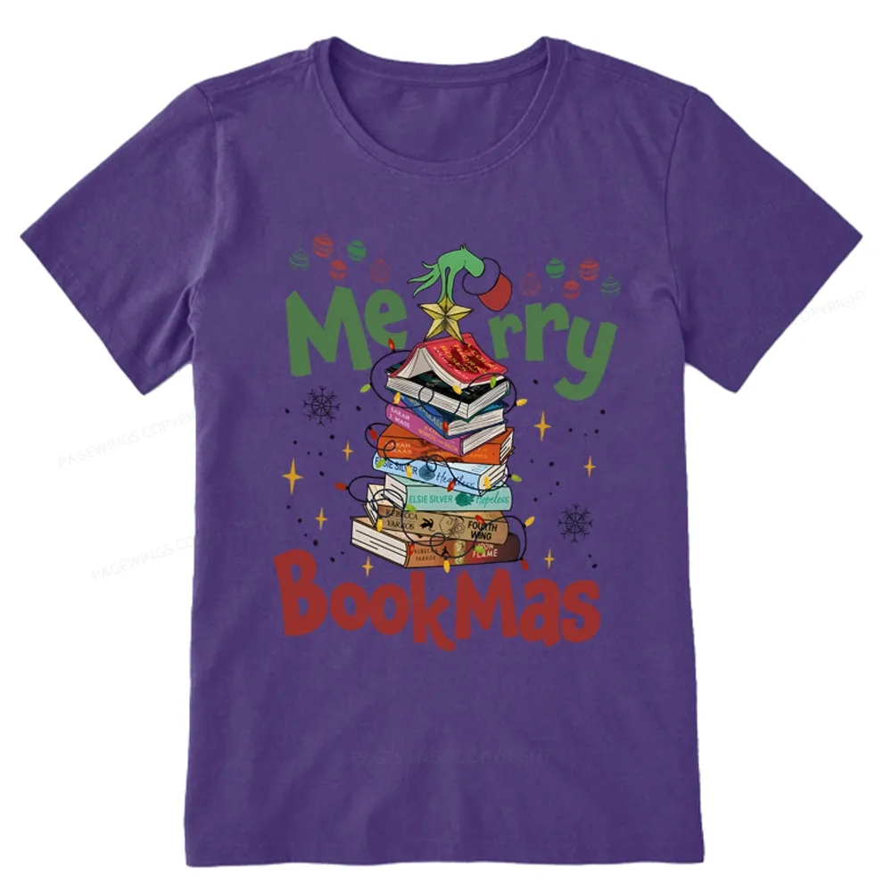 Pagewings Fourth Wing Merry Bookmas Unisex Classic T-shirt