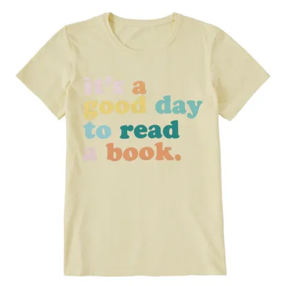 Pagewings It’s a Good Day to Read a Book Unisex Classic T-shirt