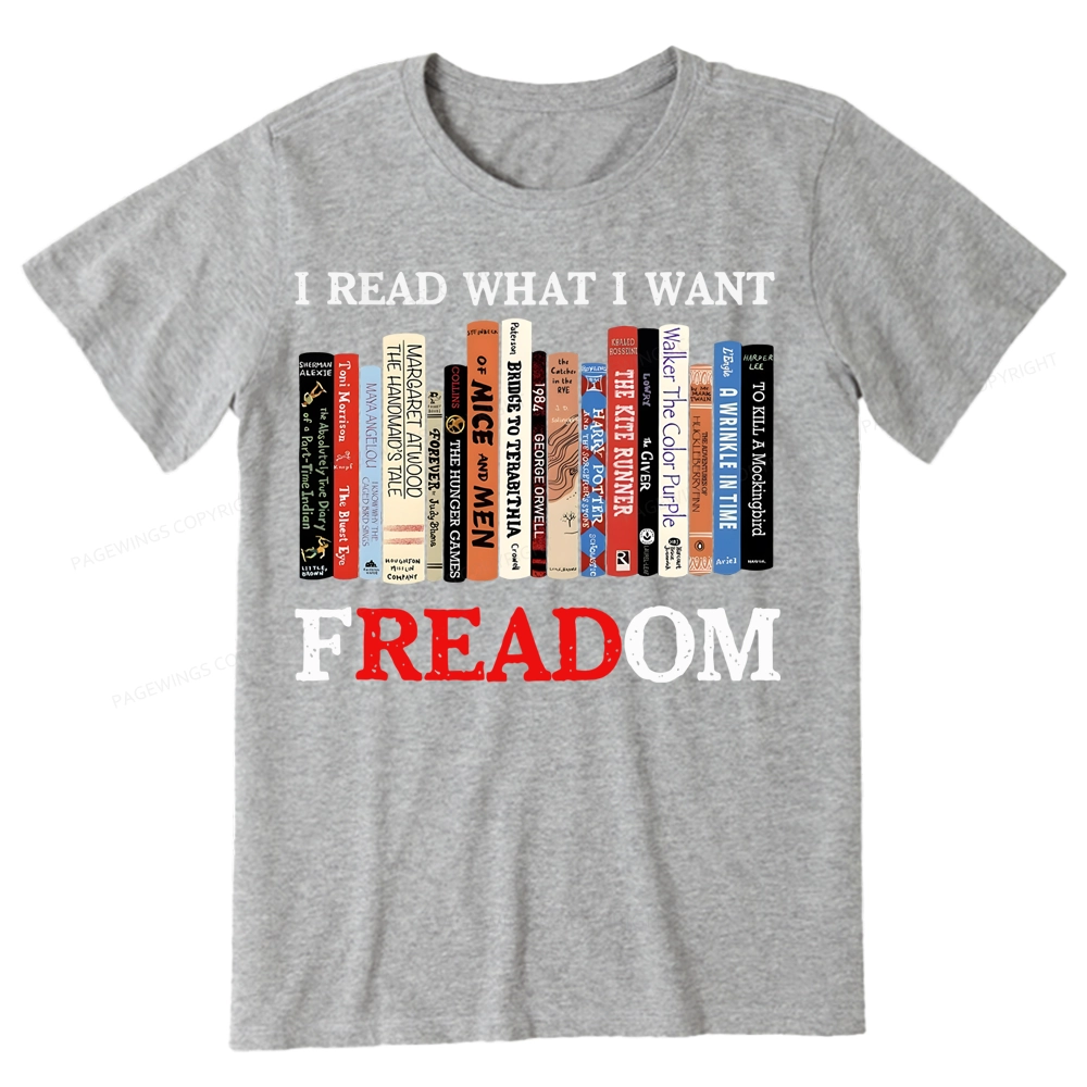 Pagewings I Read What I Want Banned Books Unisex Classic T-shirt