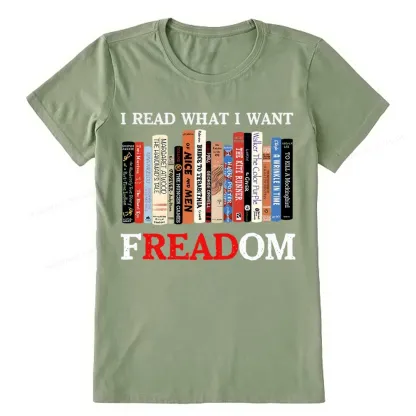 Pagewings I Read What I Want Banned Books Unisex Classic T-shirt