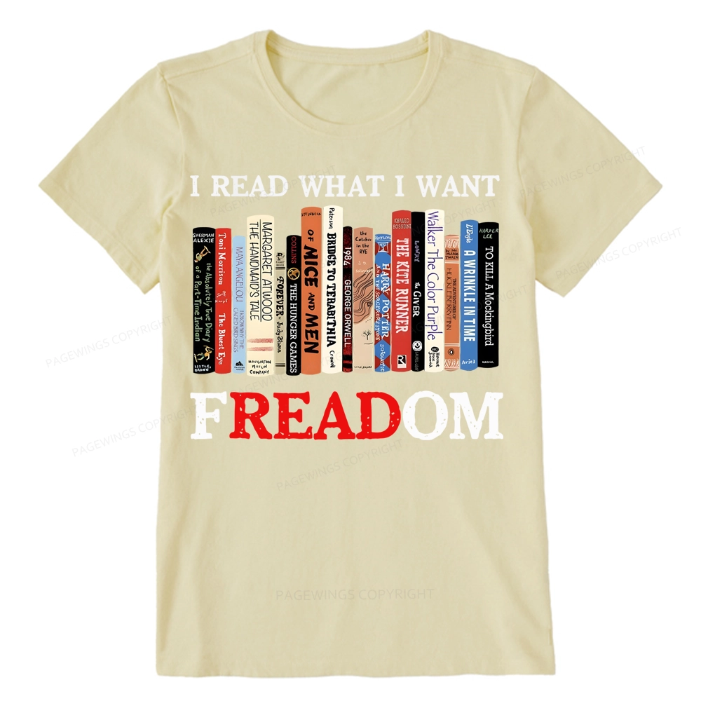 Pagewings I Read What I Want Banned Books Unisex Classic T-shirt