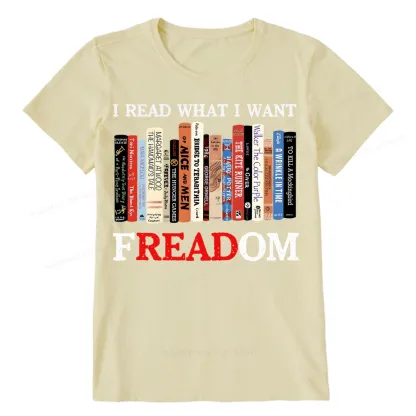 Pagewings I Read What I Want Banned Books Unisex Classic T-shirt