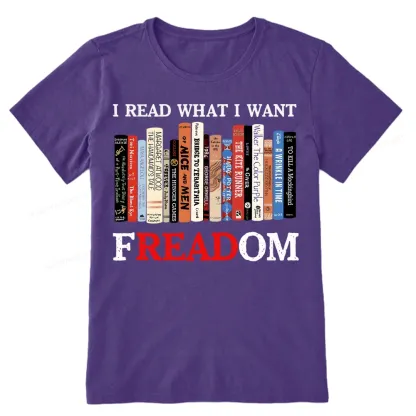 Pagewings I Read What I Want Banned Books Unisex Classic T-shirt