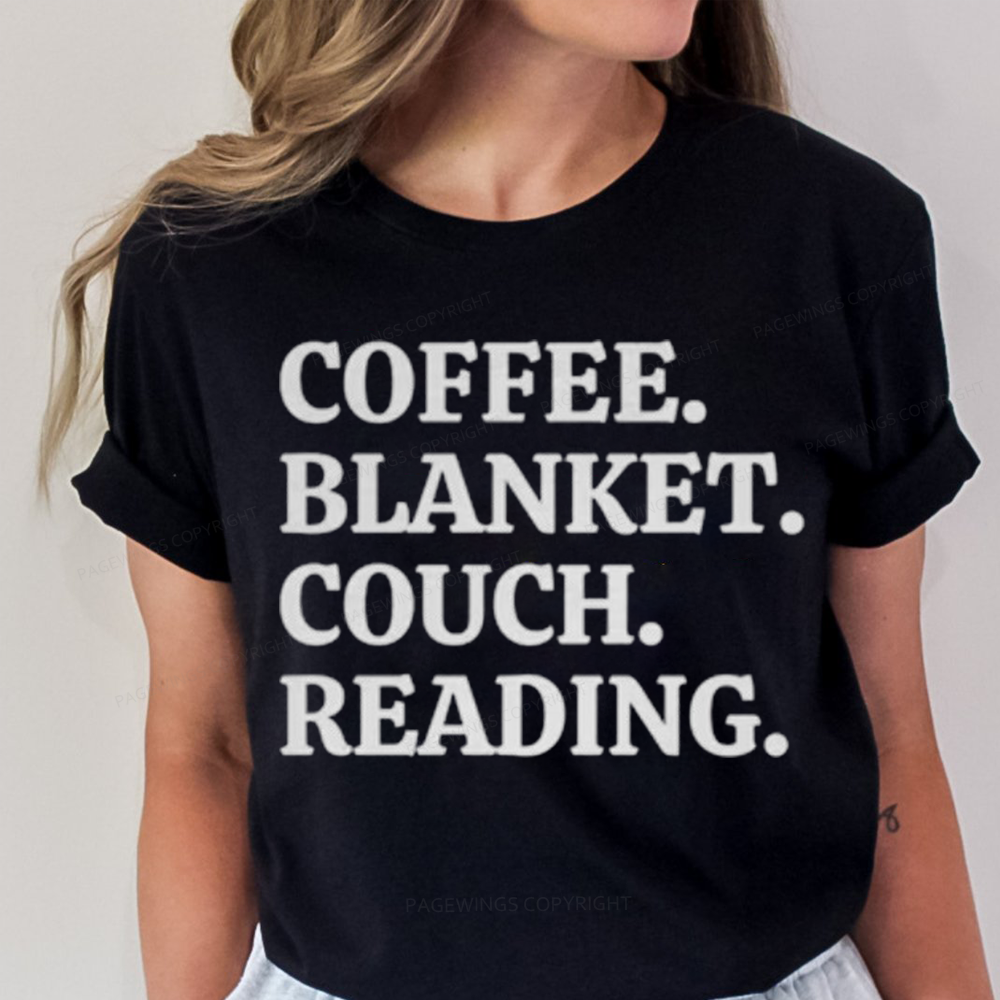 Pagewings Coffee Blanket Couch Reading Unisex Classic T-shirt