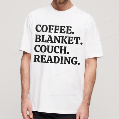 Pagewings Coffee Blanket Couch Reading Unisex Classic T-shirt