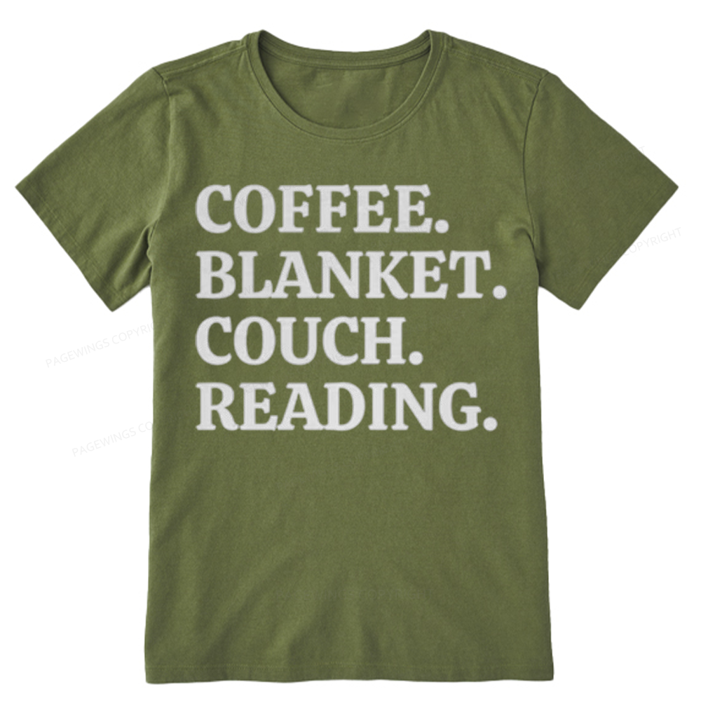 Pagewings Coffee Blanket Couch Reading Unisex Classic T-shirt