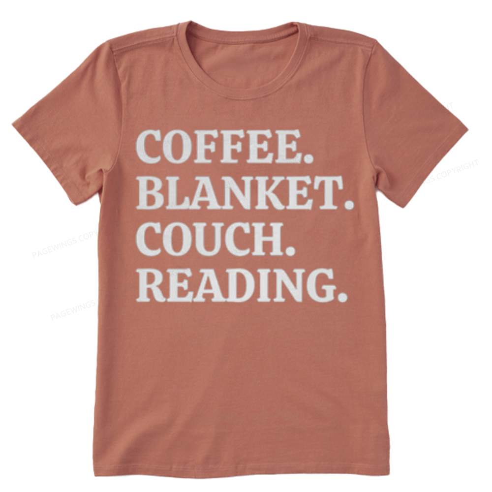 Pagewings Coffee Blanket Couch Reading Unisex Classic T-shirt