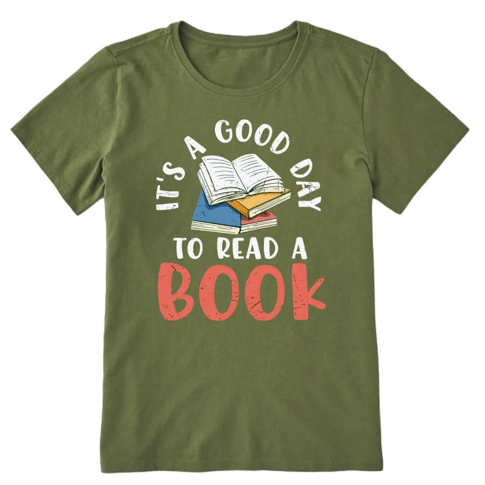 Pagewings It’s a Good Day to Read a Book Classic Unisex Classic T-shirt