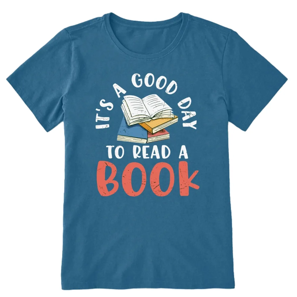 Pagewings It’s a Good Day to Read a Book Classic Unisex Classic T-shirt