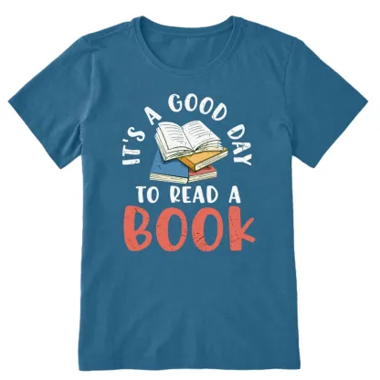 Pagewings It’s a Good Day to Read a Book Classic Unisex Classic T-shirt