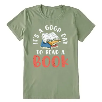 Pagewings It’s a Good Day to Read a Book Classic Unisex Classic T-shirt