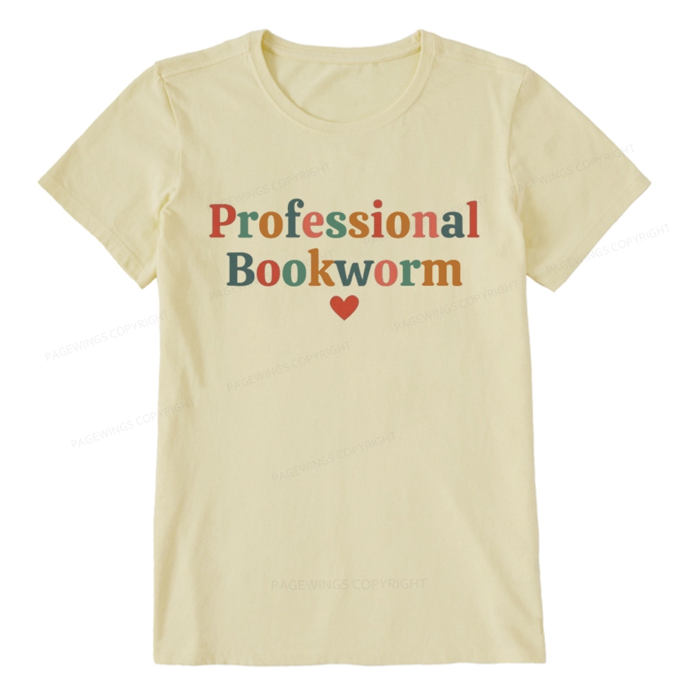 Pagewings Professional Bookworm Unisex Classic T-shirt