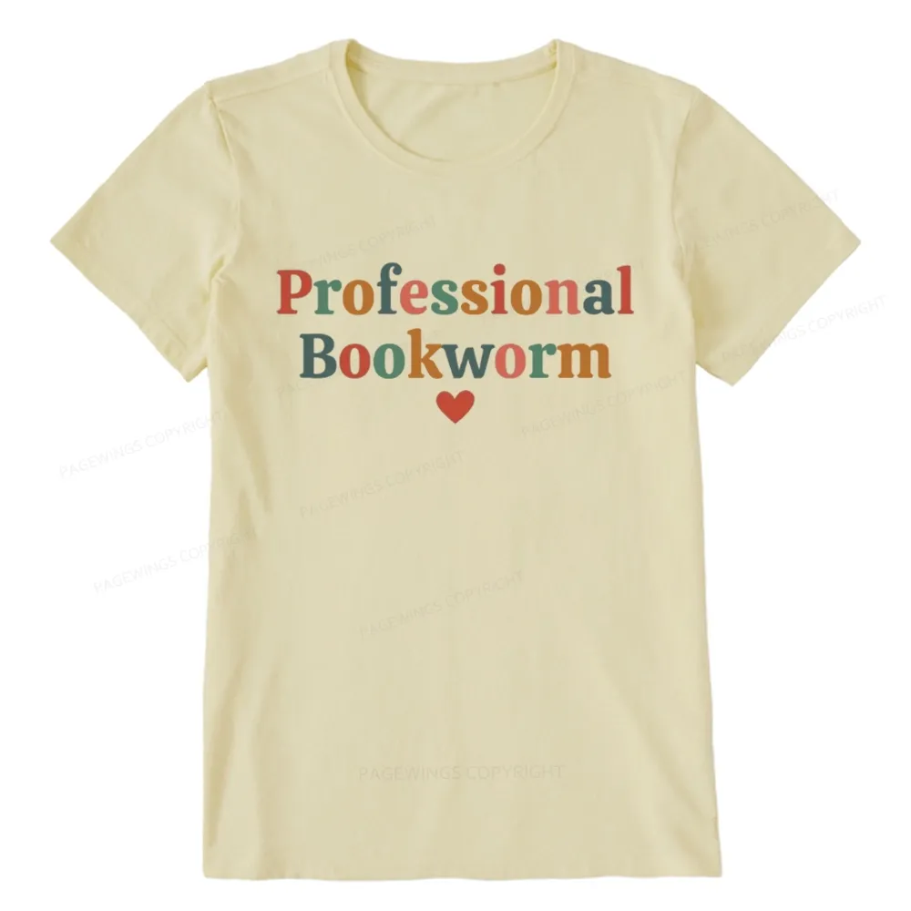 Pagewings Professional Bookworm Unisex Classic T-shirt