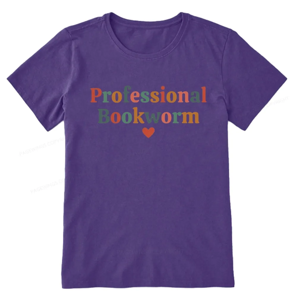 Pagewings Professional Bookworm Unisex Classic T-shirt