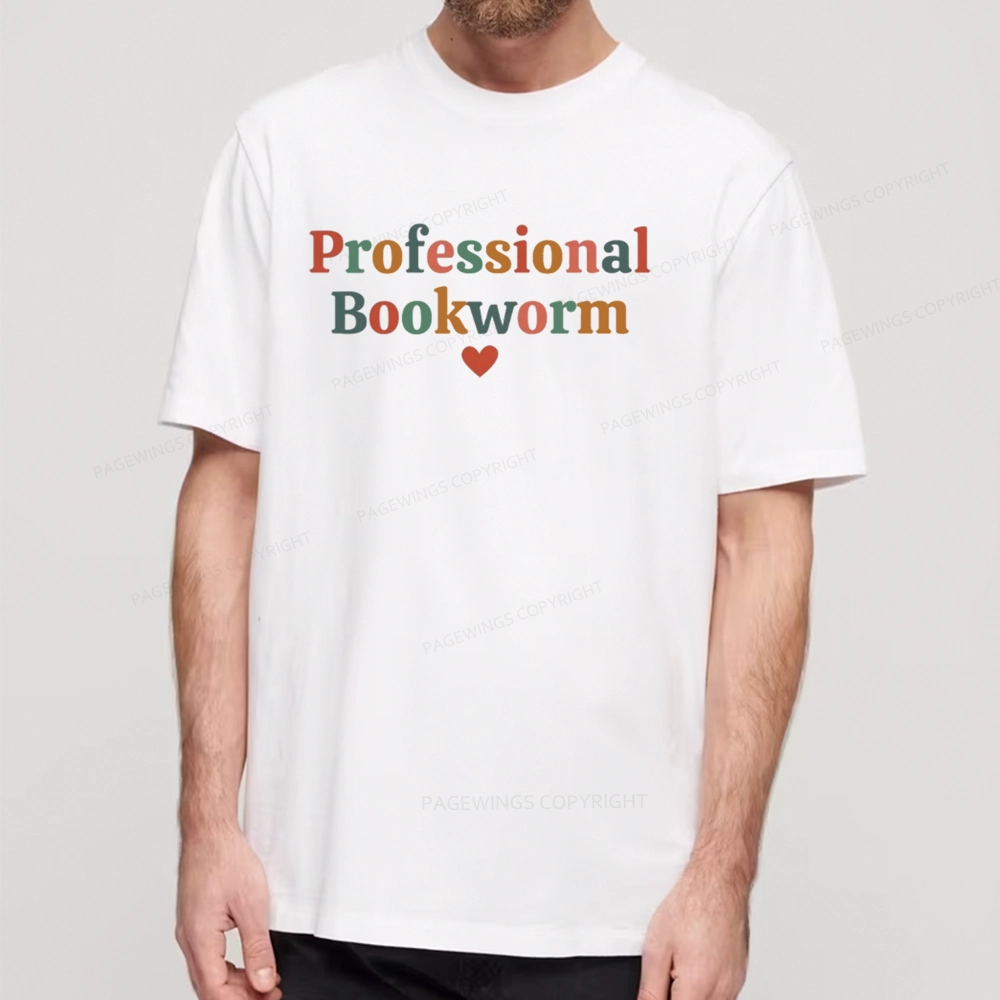Pagewings Professional Bookworm Unisex Classic T-shirt