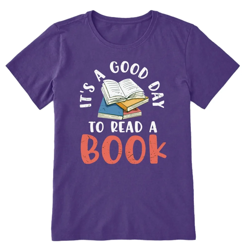 Pagewings It’s a Good Day to Read a Book Classic Unisex Classic T-shirt