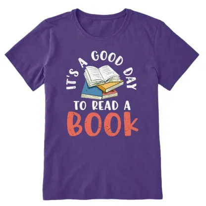 Pagewings It’s a Good Day to Read a Book Classic Unisex Classic T-shirt