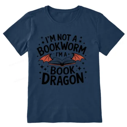 Pagewings I'm Not A Bookworm I'm A Book Dragon Unisex Classic T-shirt