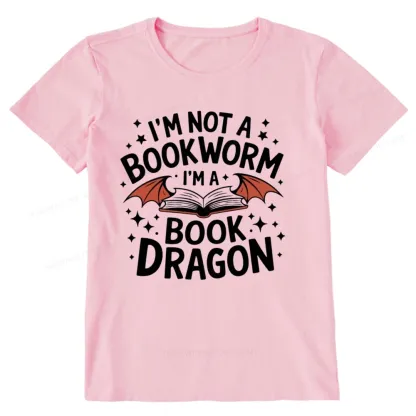 Pagewings I'm Not A Bookworm I'm A Book Dragon Unisex Classic T-shirt