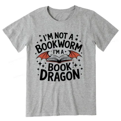 Pagewings I'm Not A Bookworm I'm A Book Dragon Unisex Classic T-shirt