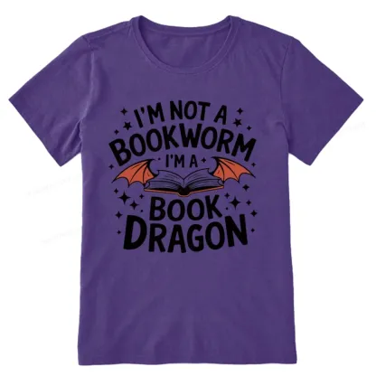 Pagewings I'm Not A Bookworm I'm A Book Dragon Unisex Classic T-shirt