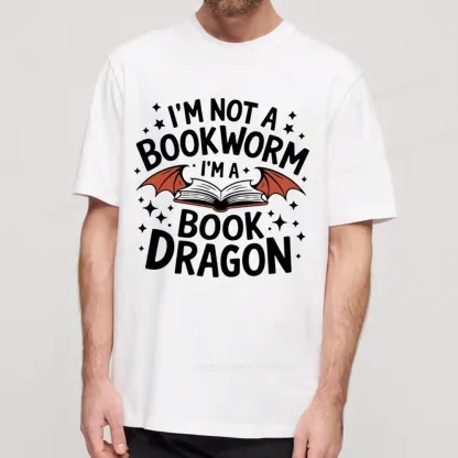 Pagewings I'm Not A Bookworm I'm A Book Dragon Unisex Classic T-shirt