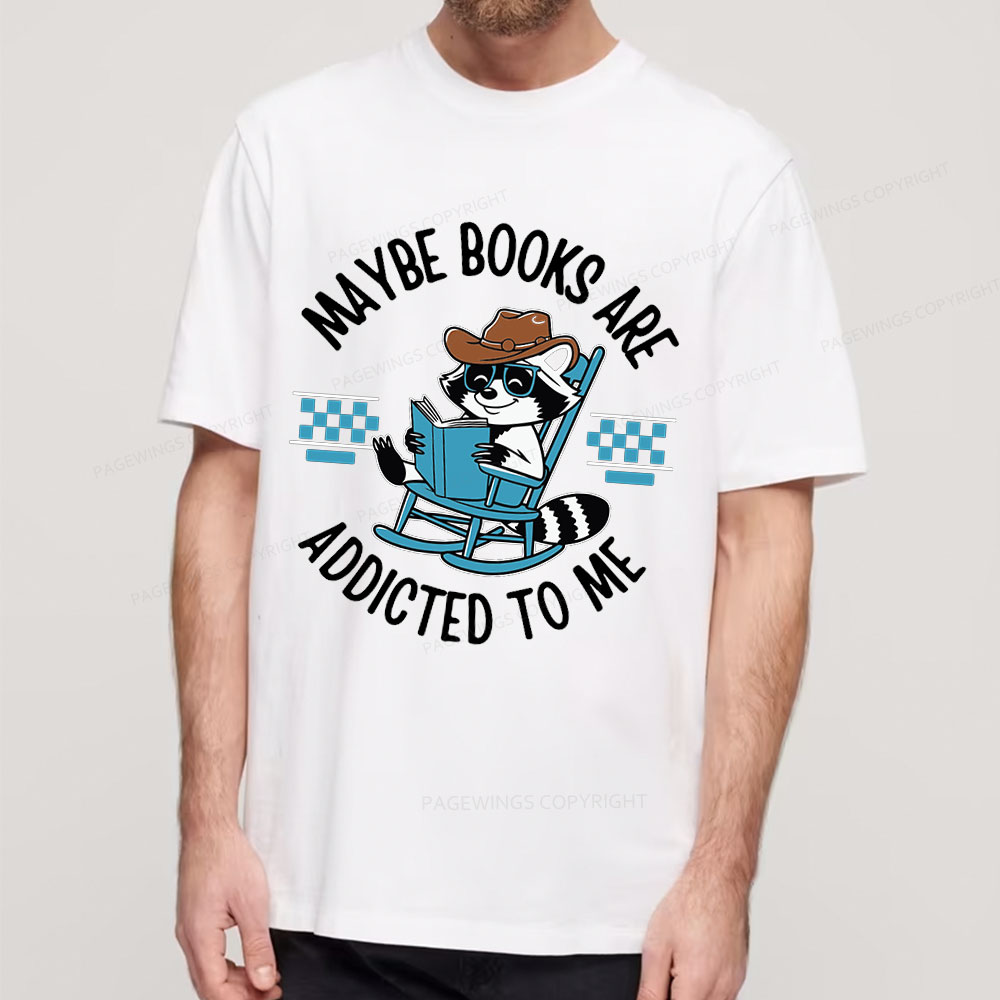 Pagewing Books Are Addicted To Me Unisex Classic T-shirt