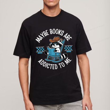 Pagewing Books Are Addicted To Me Unisex Classic T-shirt