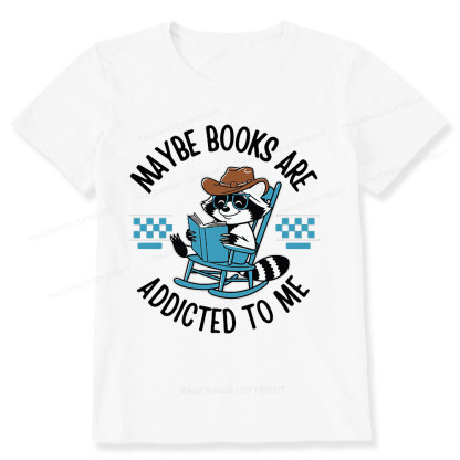 Pagewing Books Are Addicted To Me Unisex Classic T-shirt