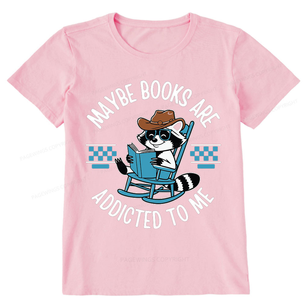 Pagewing Books Are Addicted To Me Unisex Classic T-shirt