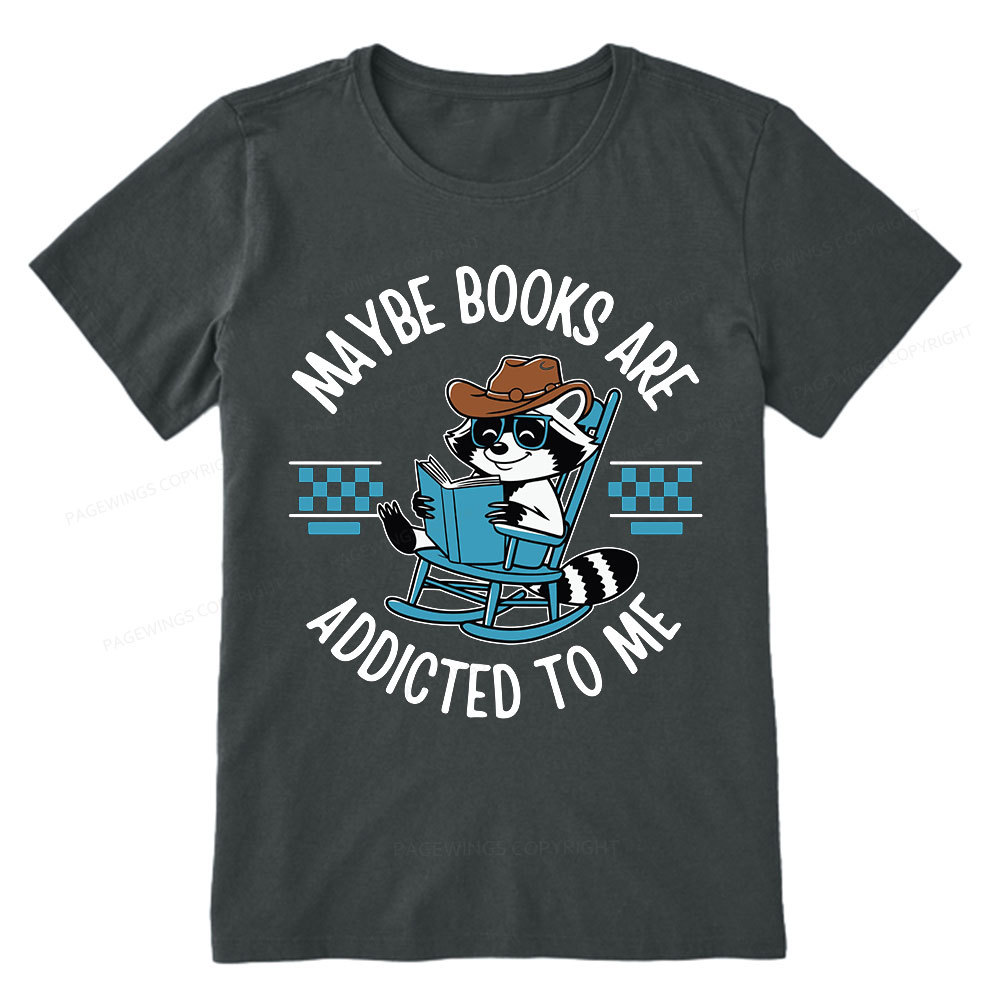 Pagewing Books Are Addicted To Me Unisex Classic T-shirt