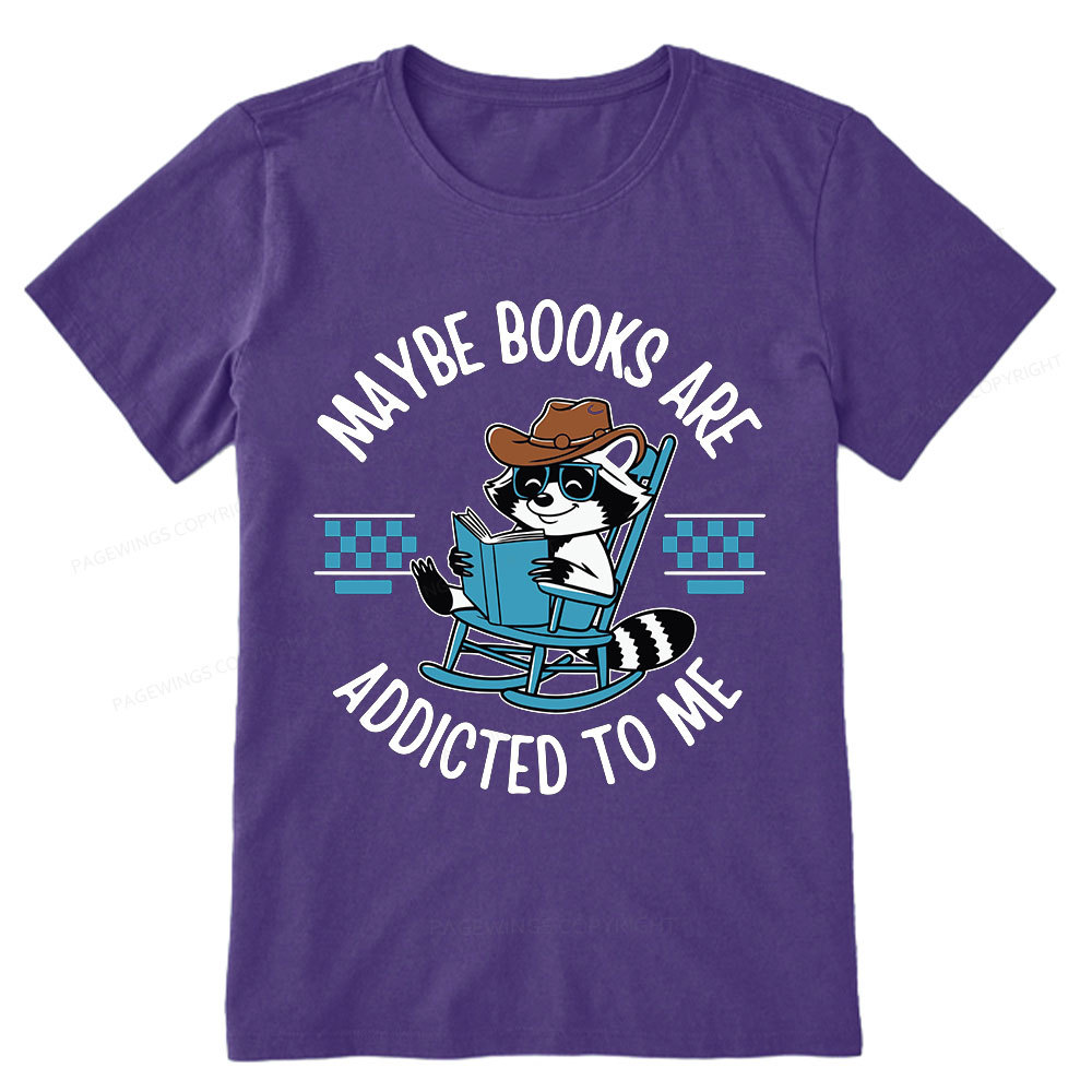 Pagewing Books Are Addicted To Me Unisex Classic T-shirt