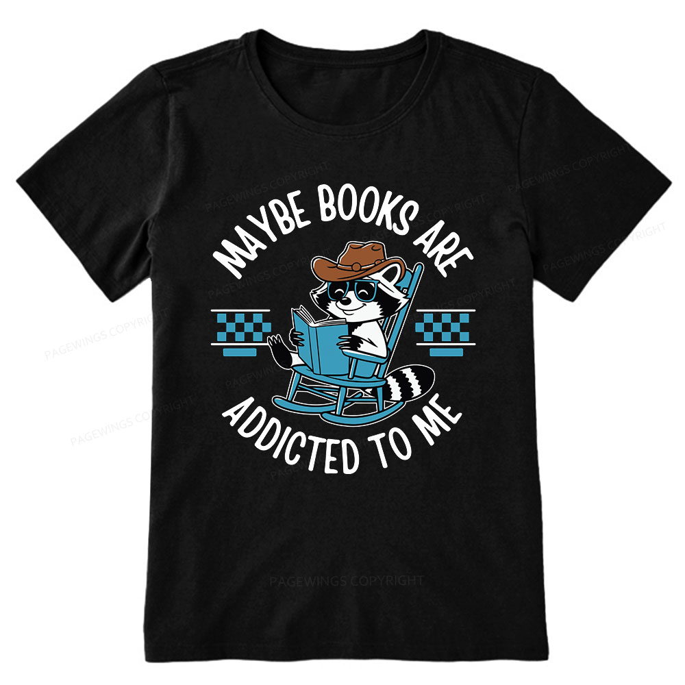Pagewing Books Are Addicted To Me Unisex Classic T-shirt