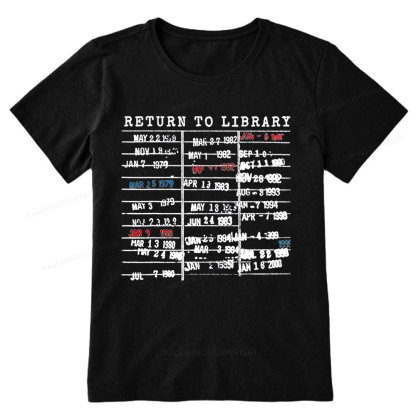 Pagewing Return To Library Unisex Classic T-shirt