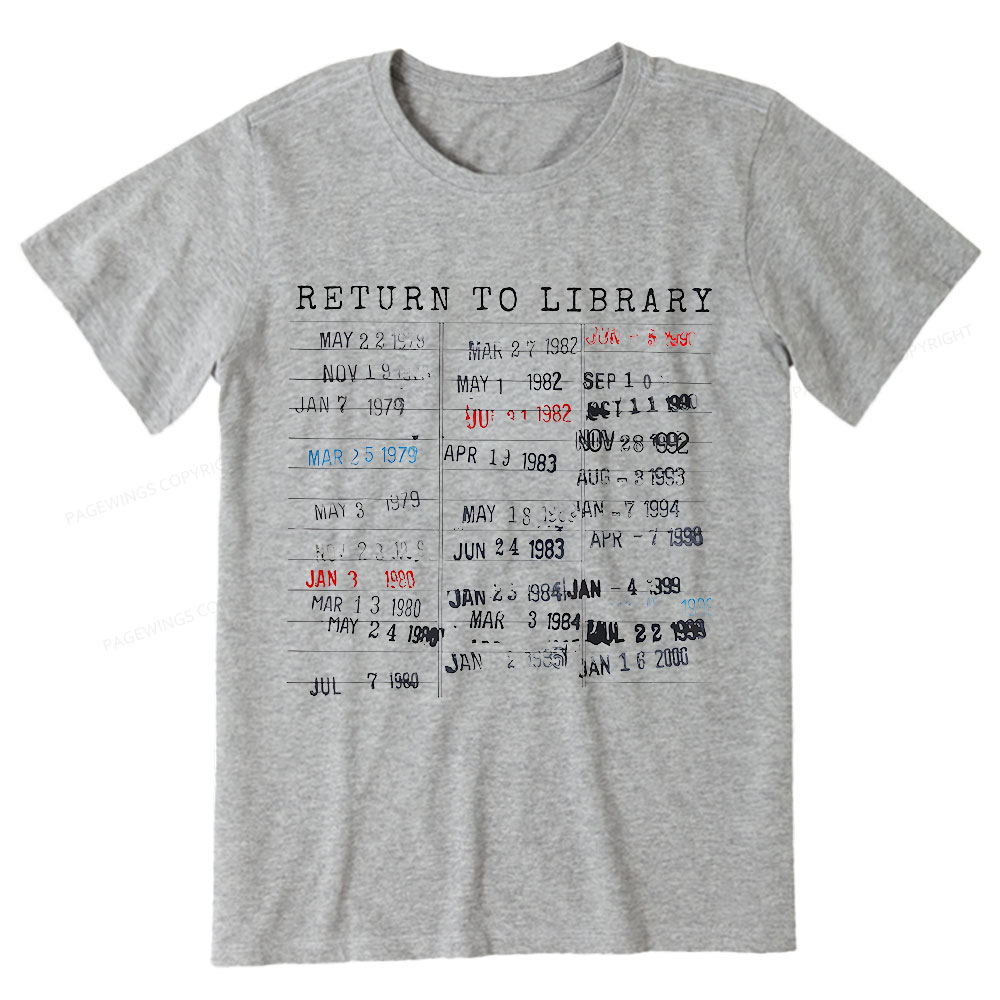 Pagewing Return To Library Unisex Classic T-shirt