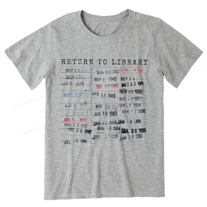 Pagewing Return To Library Unisex Classic T-shirt