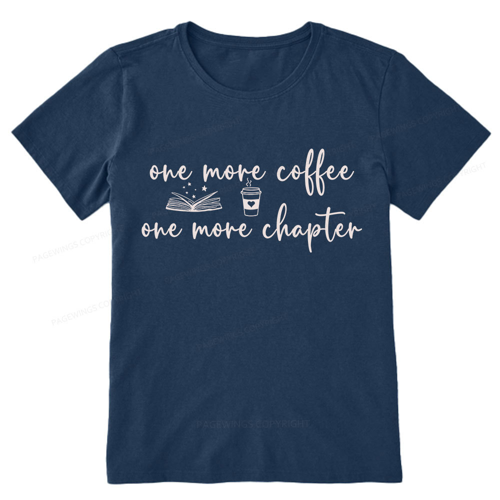 Pagewing Just One More Coffee and Books Unisex Classic T-shirt