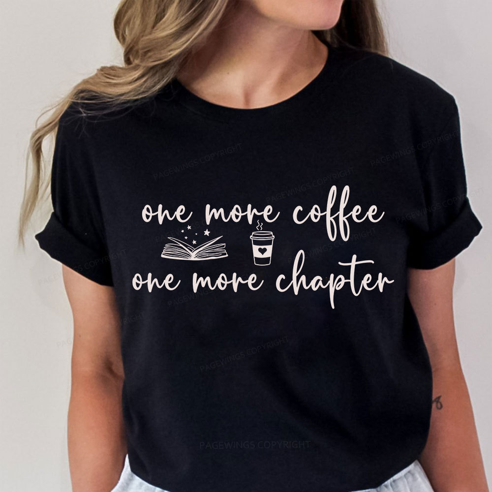 Pagewing Just One More Coffee and Books Unisex Classic T-shirt