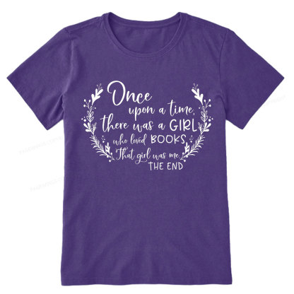 Pagewings There Was A Girl Who Loved Books Unisex Classic T-shirt
