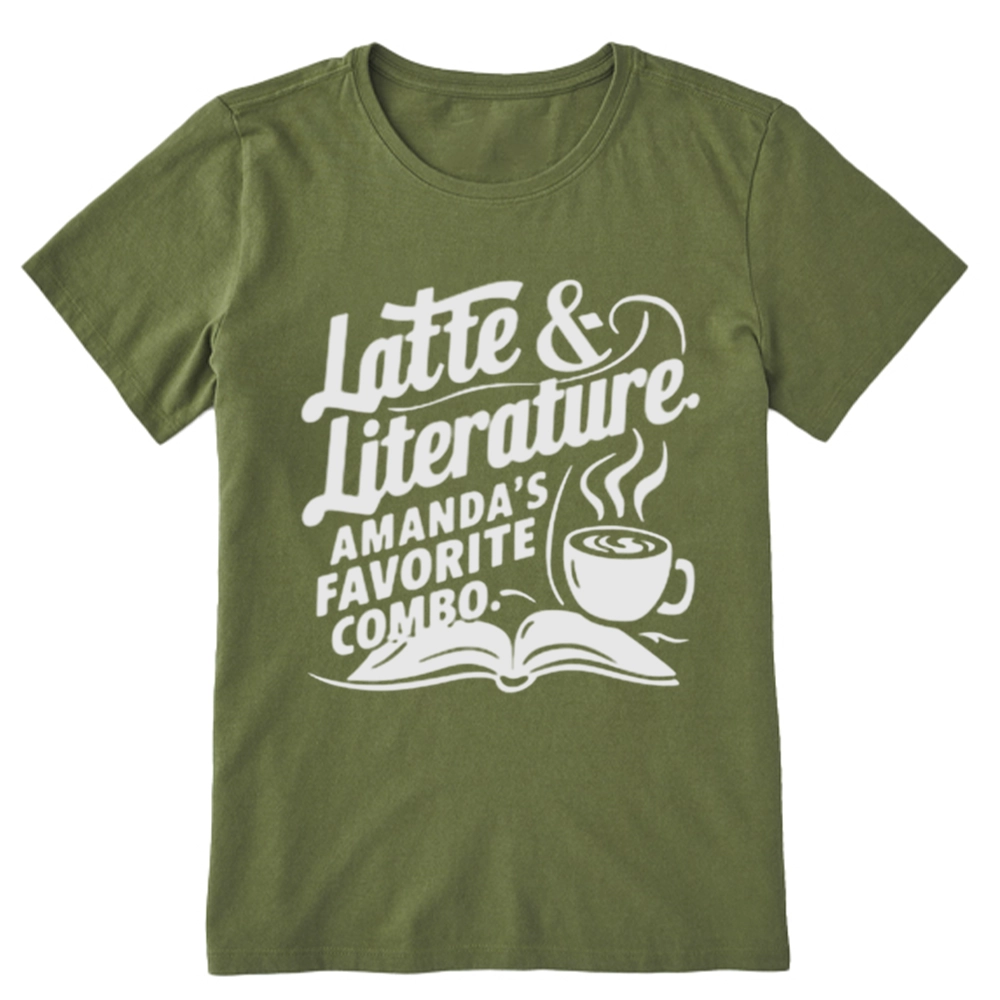Pagewings Latte & Literature Amanda's Favorite Combo Unisex Classic T-shirt