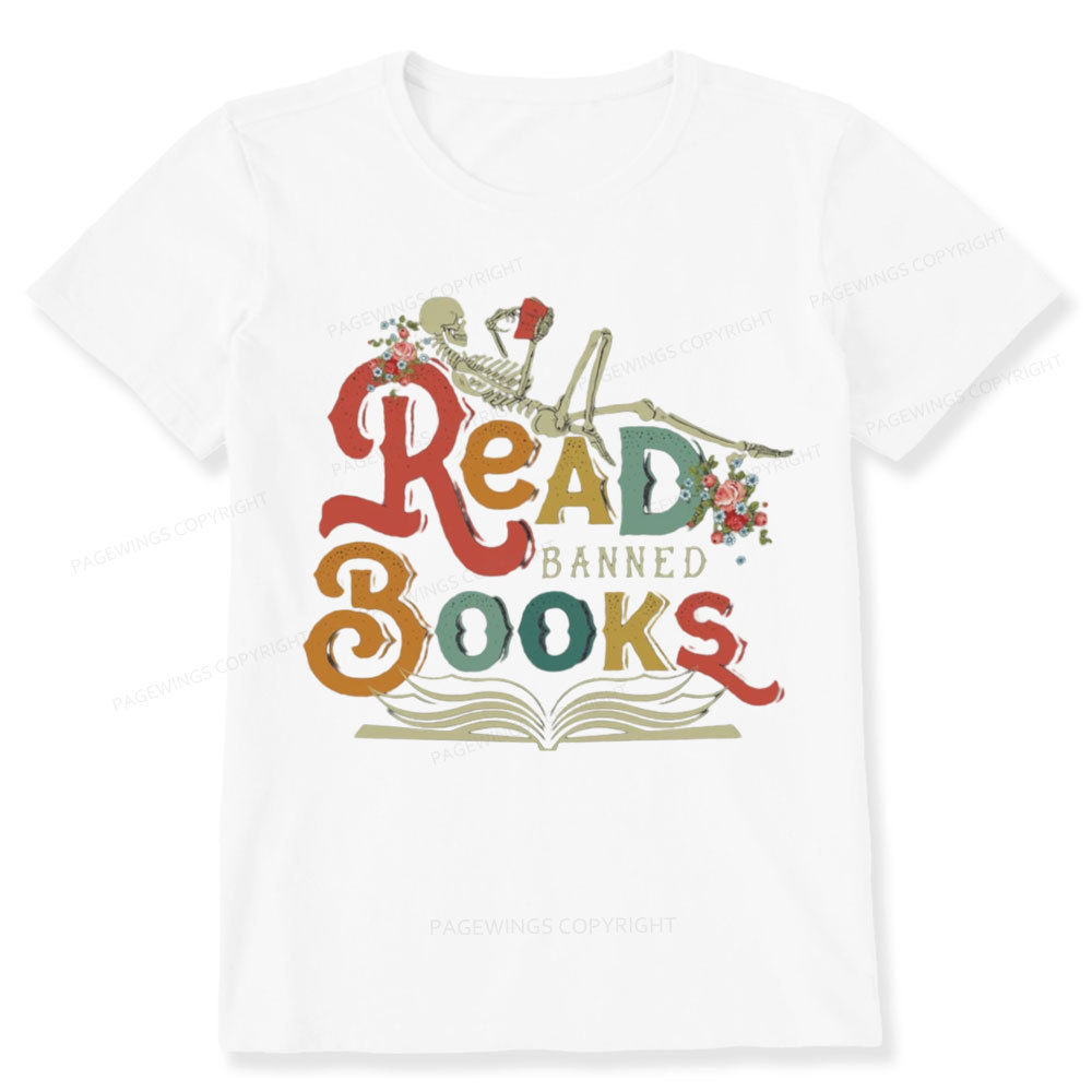 Pagewings Read Banned Books Unisex Classic T-shirt