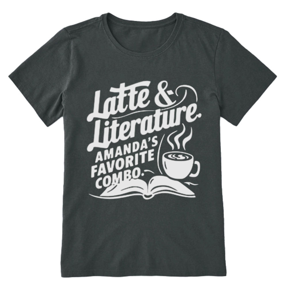 Pagewings Latte & Literature Amanda's Favorite Combo Unisex Classic T-shirt