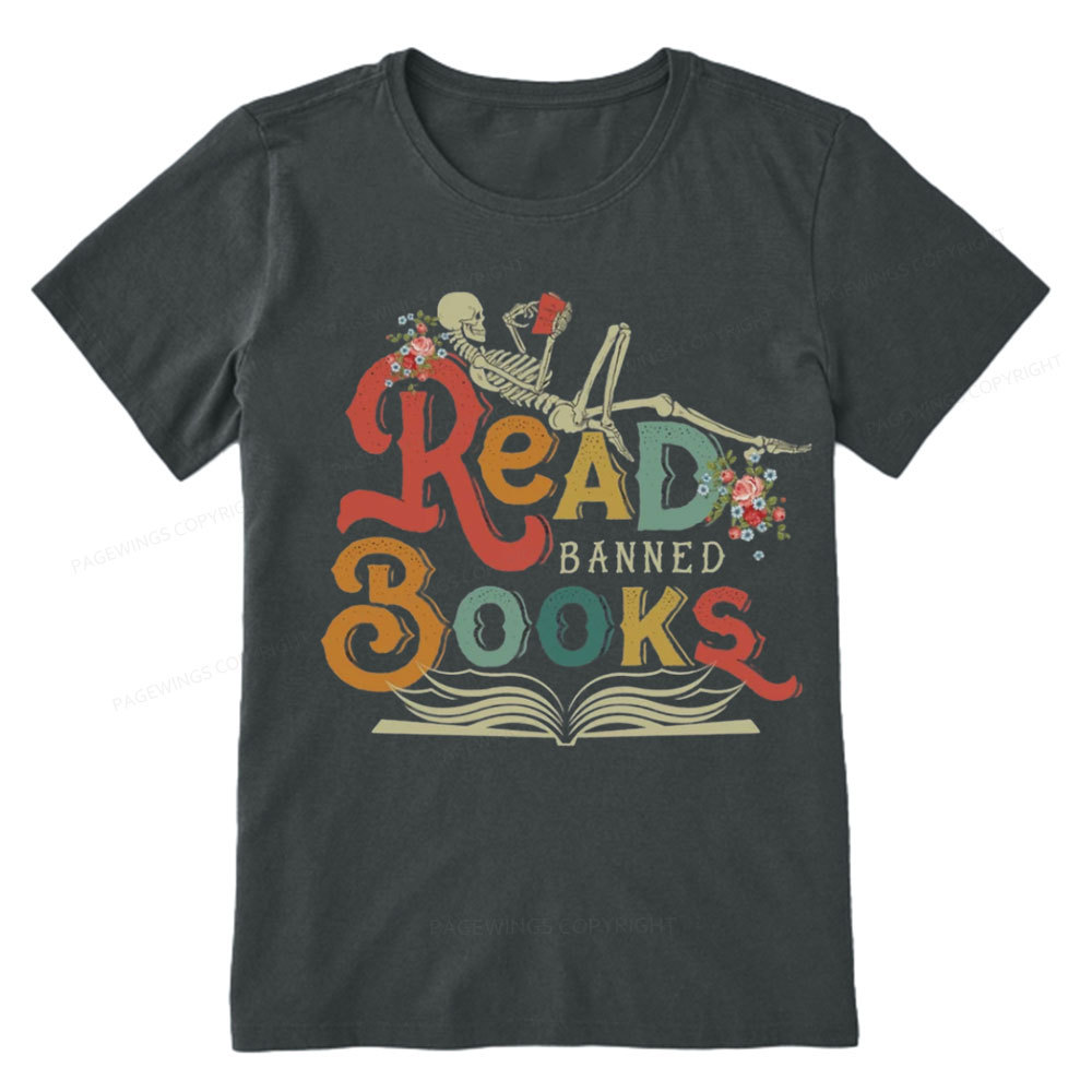 Pagewings Read Banned Books Unisex Classic T-shirt