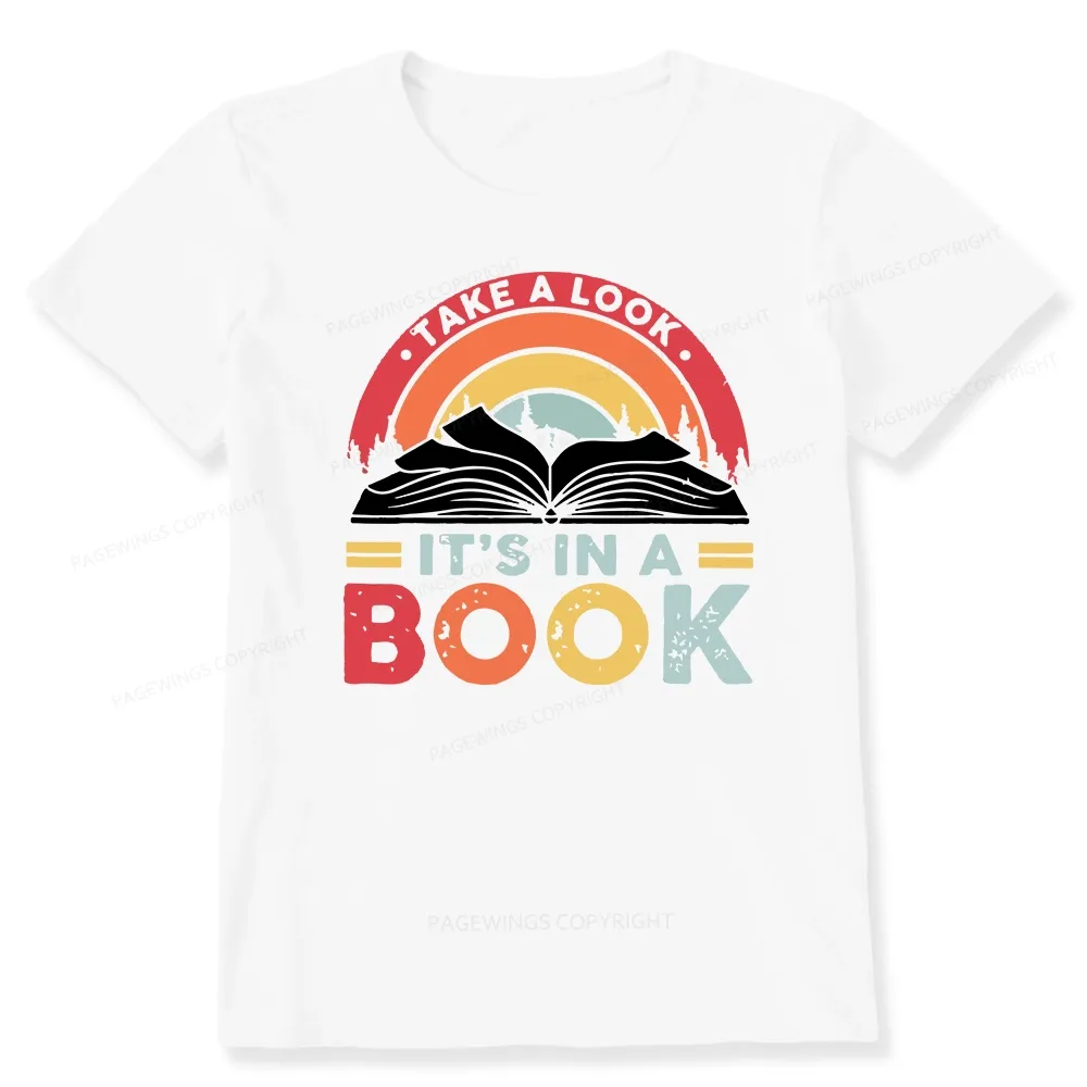 Pagewings Take a Look It's In a Book Unisex Classic T-shirt